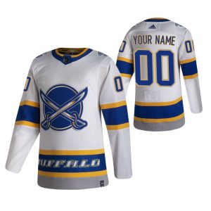 Buffalo Sabres Pelipaita 2022 Reverse Retro Tilpasset Authentic Valkoinen